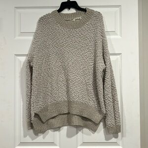 Listicle size large cream popcorn sweater